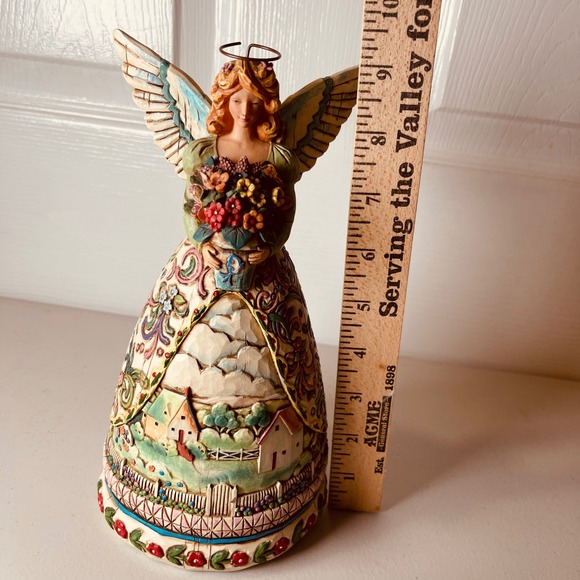 Jim Shore Heartwood Creek "New Beginnings" Angel Figurine 2003 #C117674 - Picture 7 of 8
